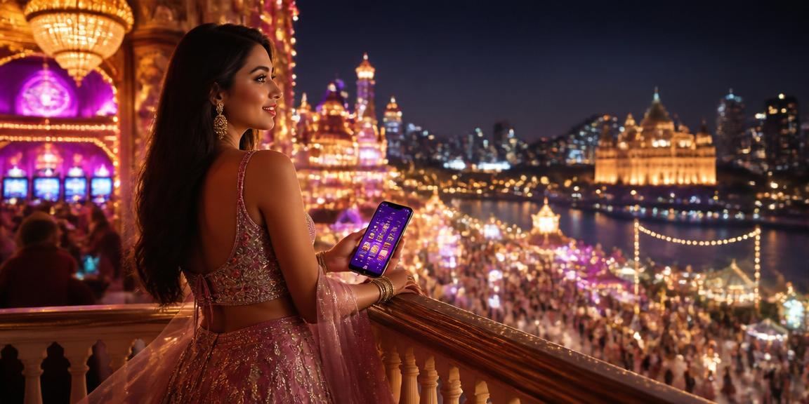 Peaceful Bollywood scene symbolizing balance and responsible gaming