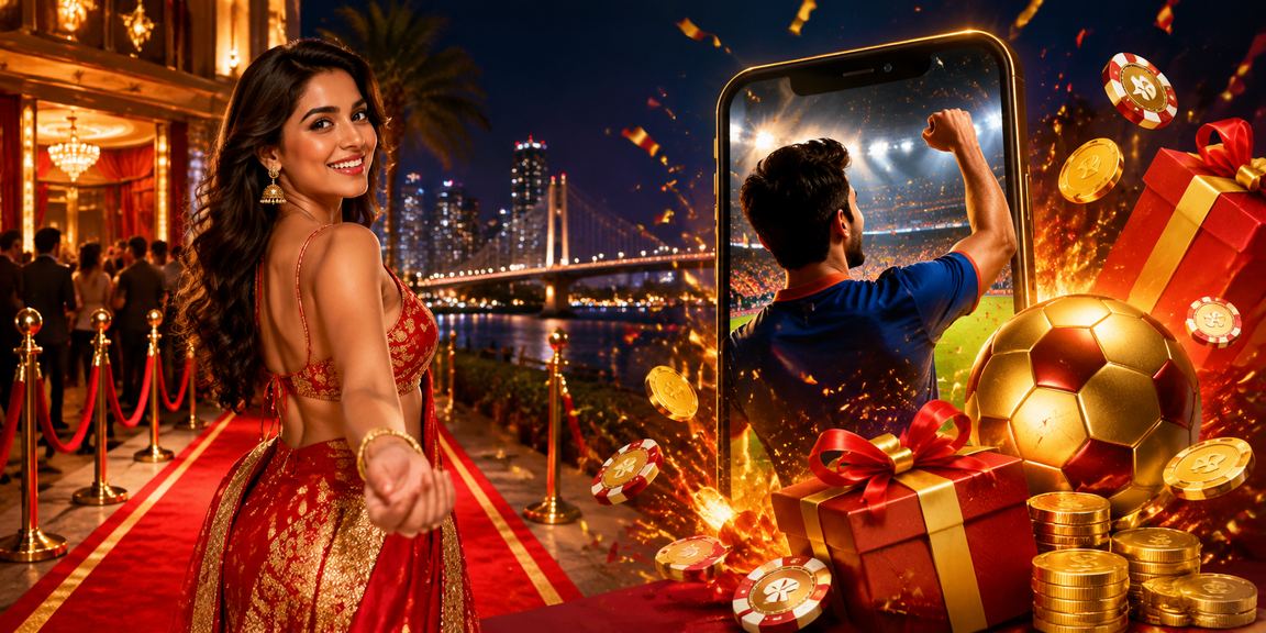 Excited Mumbai player enjoying Aviator on mobile at night